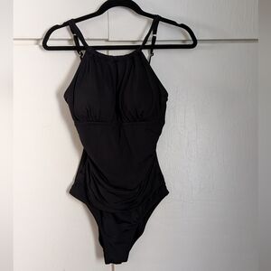 Jantzen One Piece Black Bathing Suit